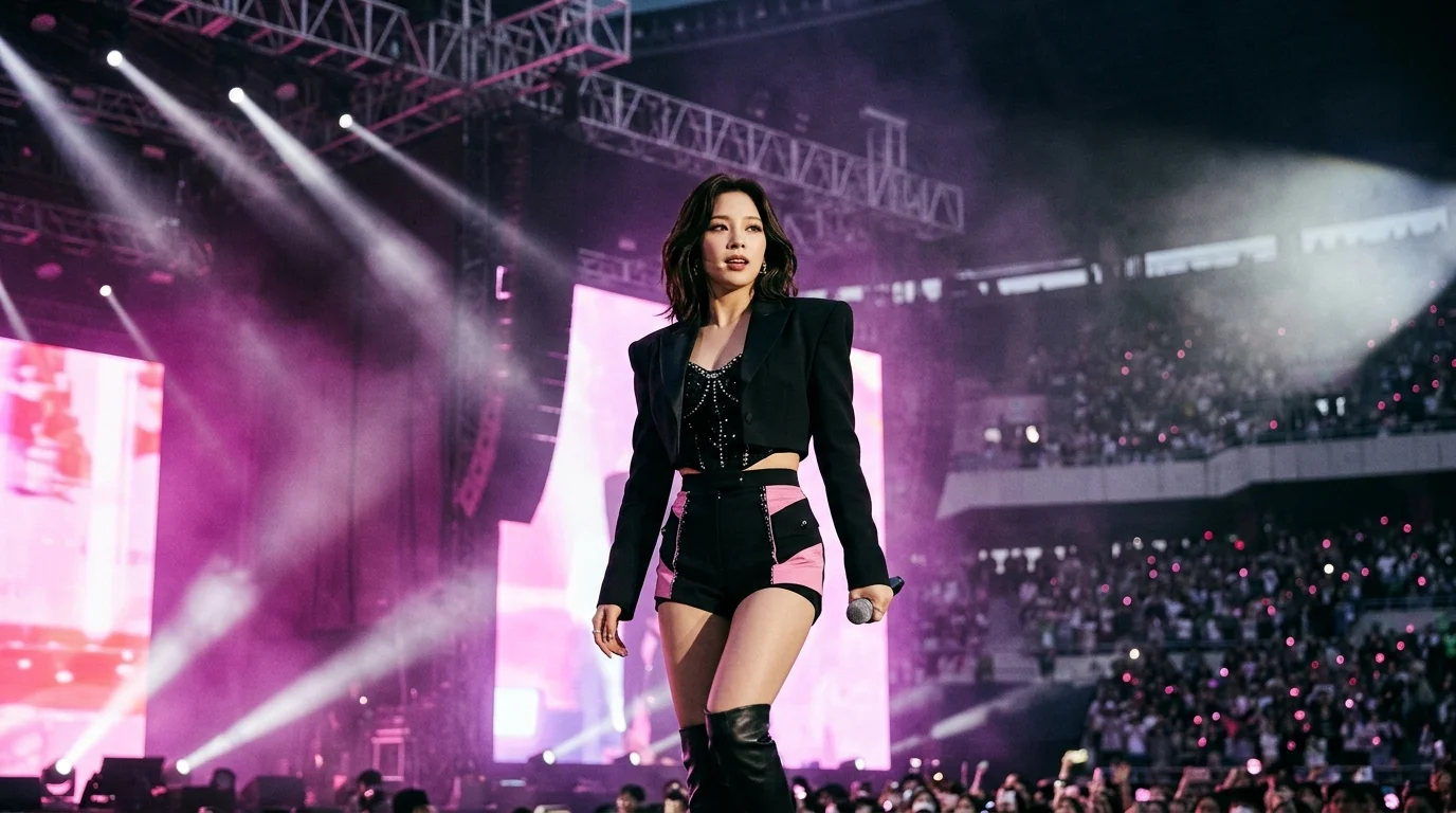 BLACKPINKジェニーの直角肩と神くびれ！チッケムで暴く「骨格ストレート×ウェーブ」の奇跡